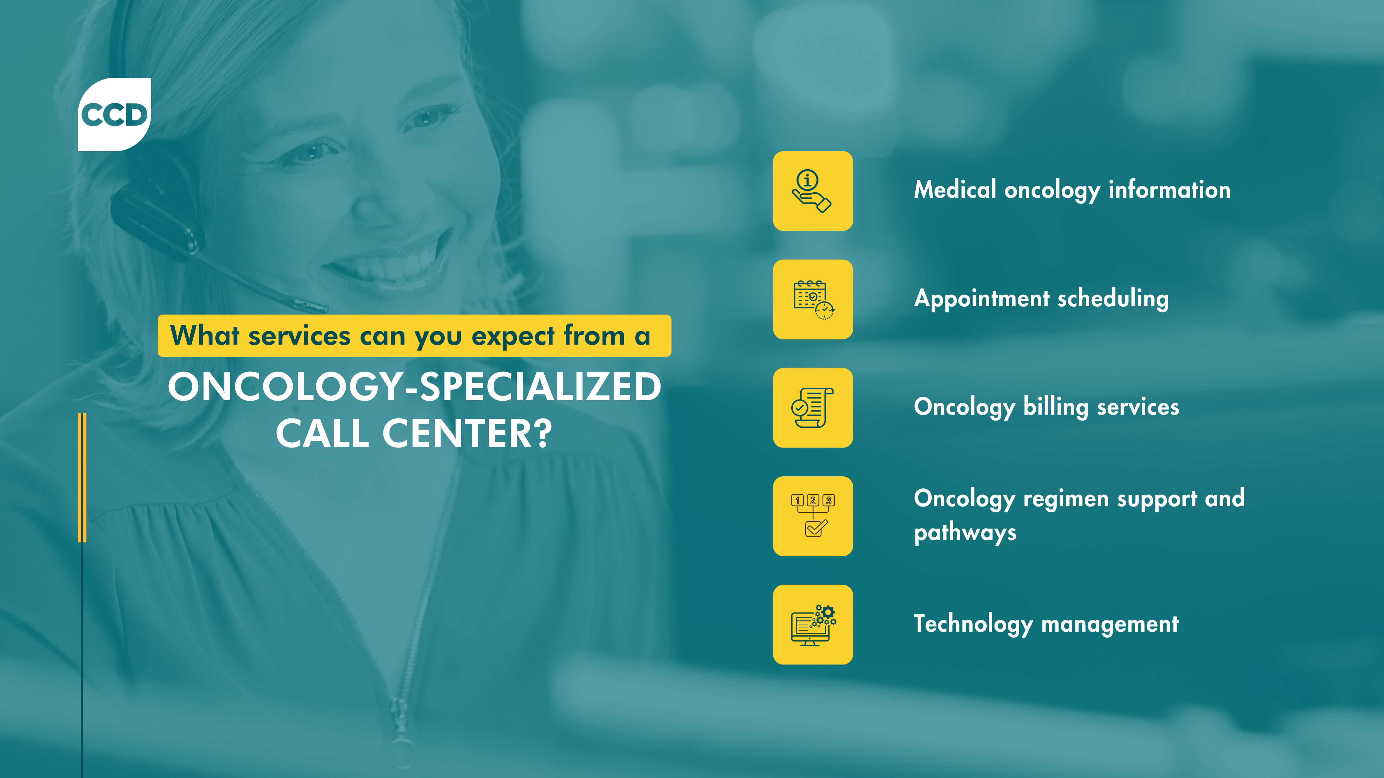 oncology call center services diagram