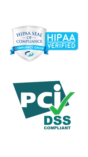 HIPAA and PCI Logos